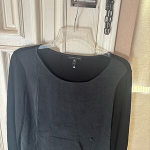 Eileen Fisher Classic Sand Washed Silk top!